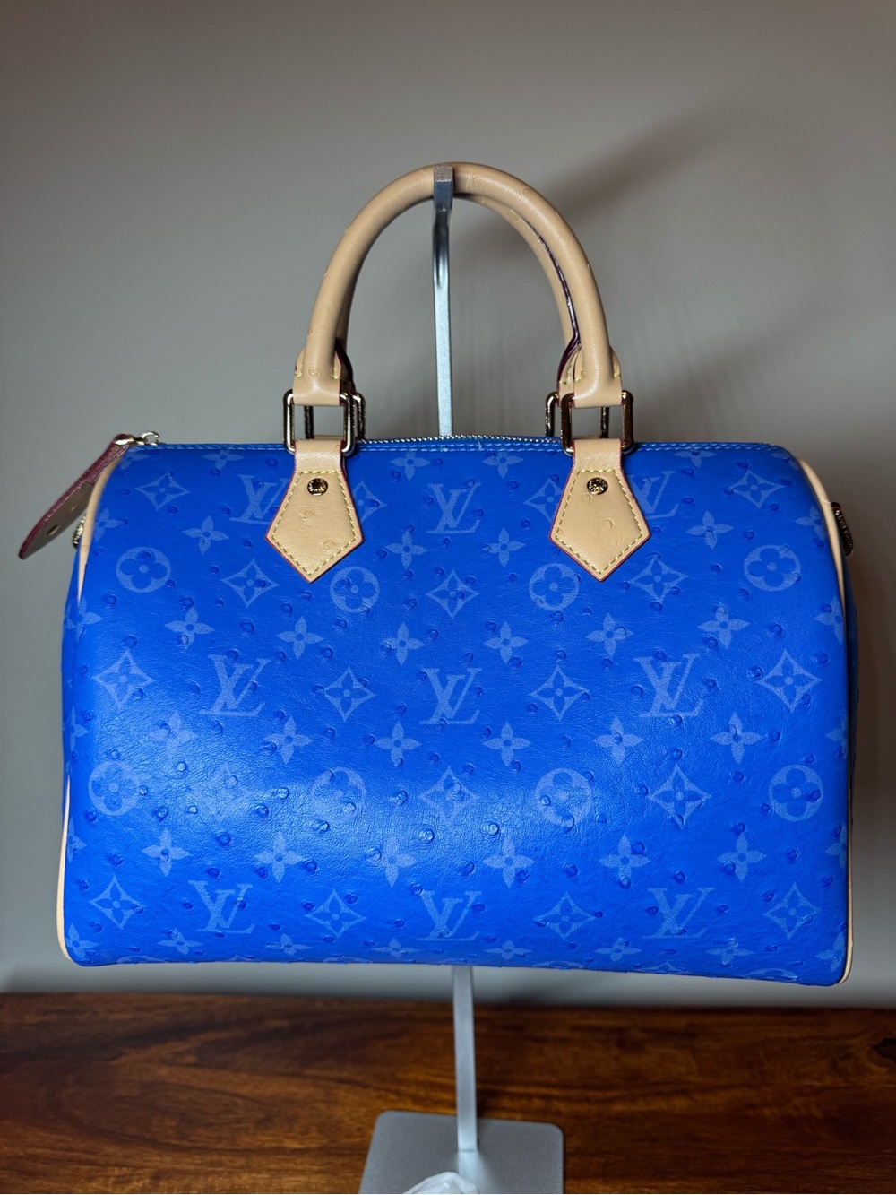 Blue Handbag, Approx. 30cm